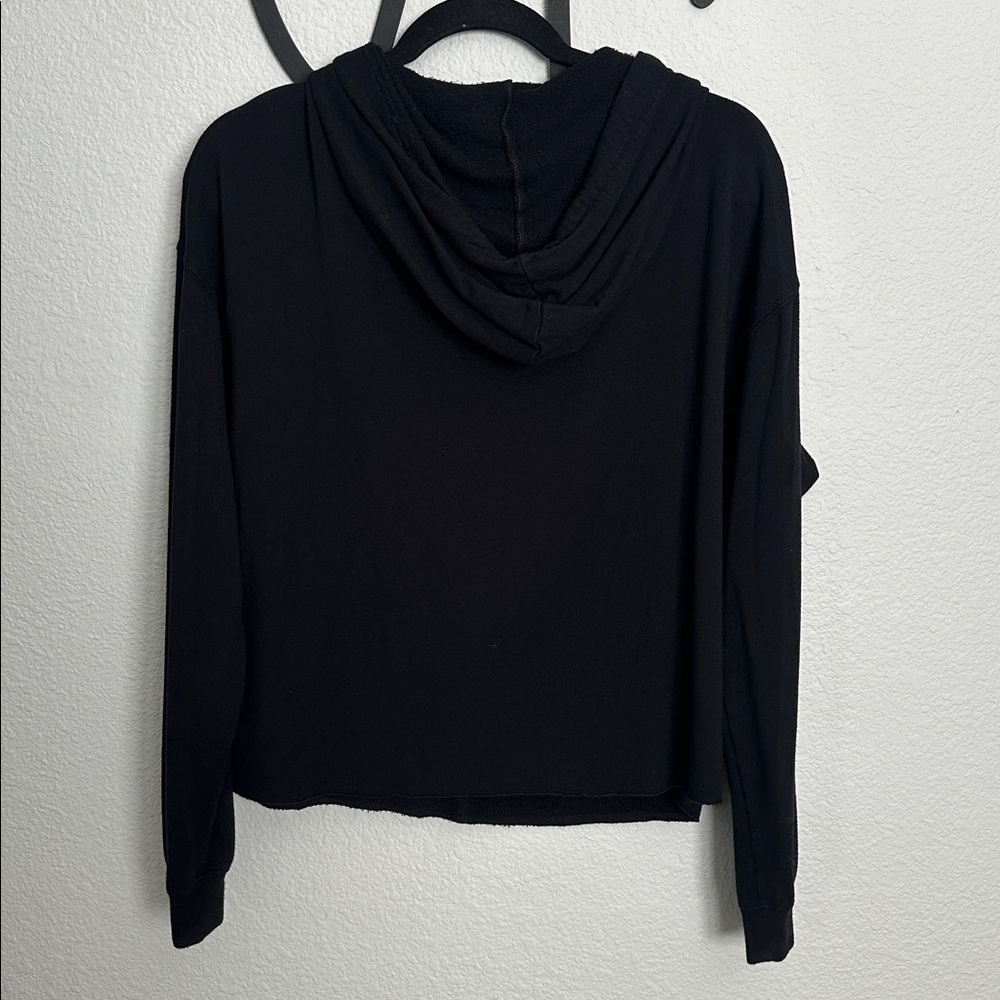 Express, small, black, lightweight, pullover hood… - image 2